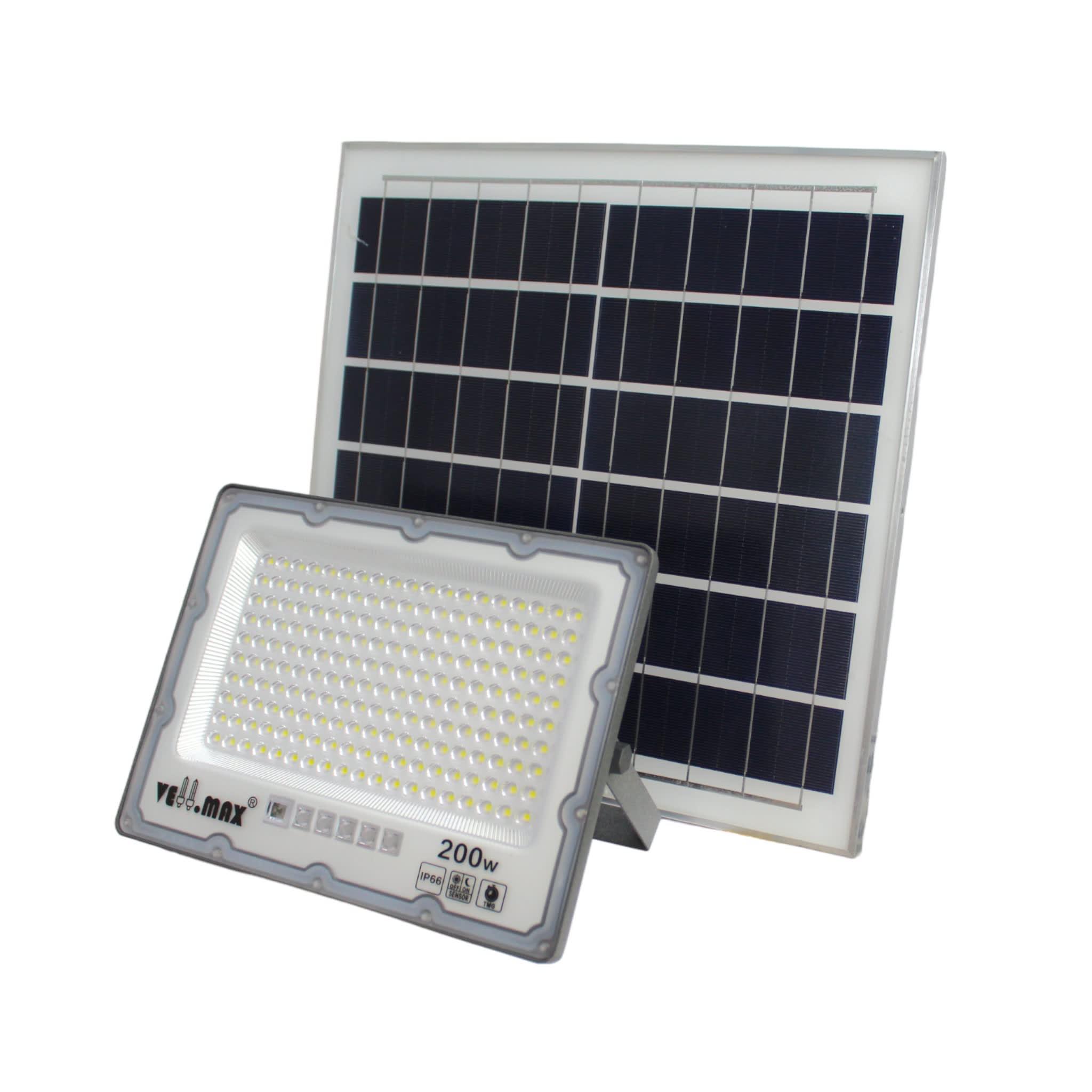 200W Velmax Integrated Solar Flood Light